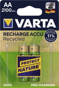 Varta RECHARGE ACCU Recycled AA 2100mAh Blister 2 