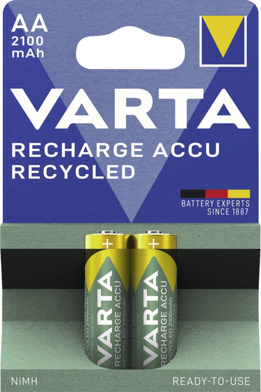 Varta RECHARGE ACCU Recycled AA 2100mAh Blister 2 