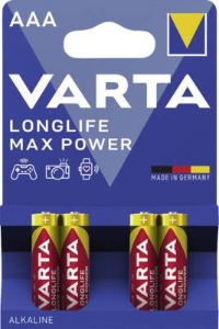 Varta 4703 LONGLIFE Max Power AAA 4-er Batterien 