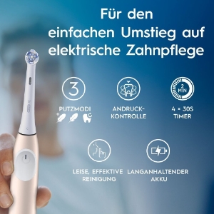 Oral-B iO Series 2 Elektrische Zahnbürste, Calm Pink 