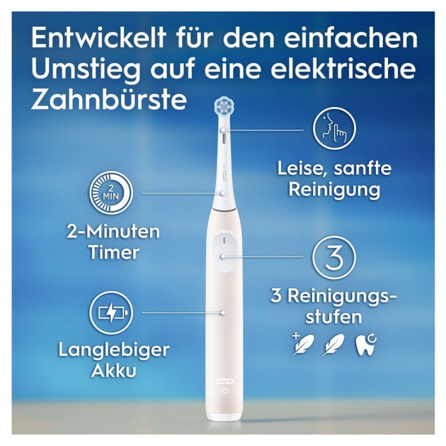 Oral-B iO Series 2 Elektrische Zahnbürste Calm Pink 