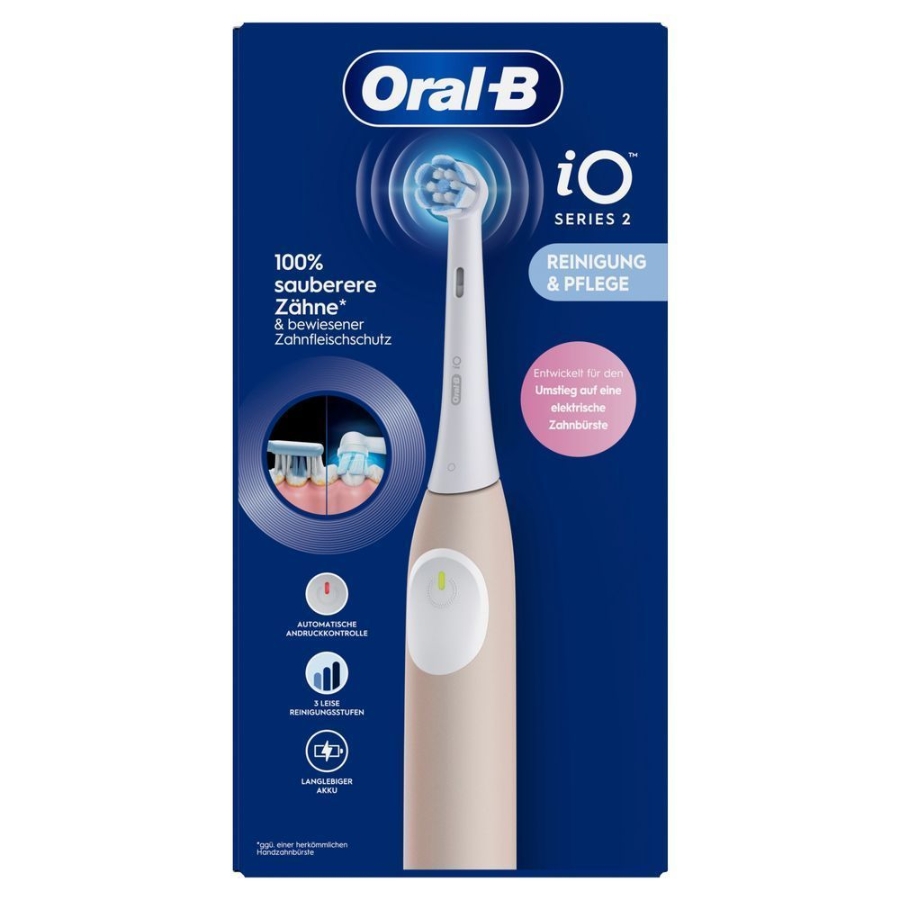 Oral-B iO Series 2 Elektrische Zahnbürste, Calm Pink 