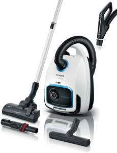 Bosch BGL6TSIL Serie 6, Staubsauger mit Beutel, ProSilence, Weiß 
