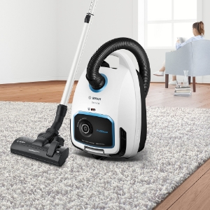 Bosch BGL6TSIL Serie 6, Staubsauger mit Beutel, ProSilence, Weiß 