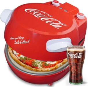 Coca-Cola SPM-800CC Perfekte Pizza in 3-5 Minuten | 30 cm Cordierit 400°C variable Temperatur