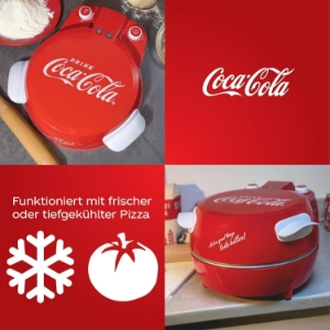 Coca-Cola SPM-800CC Perfekte Pizza in 3-5 Minuten | 30 cm Cordierit 400°C variable Temperatur