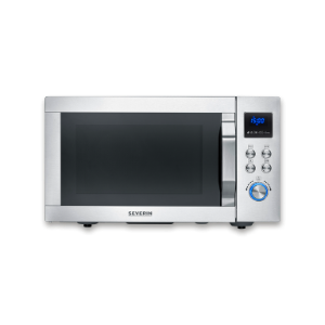 Severin MW 7918 Mikrowelle, 900 W, 25 L, Grill, Elektronik Air-Fryer-Funktion , inox
