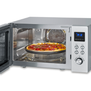 Severin MW 7918 Mikrowelle, 900 W, 25 L, Grill, Elektronik Air-Fryer-Funktion , inox