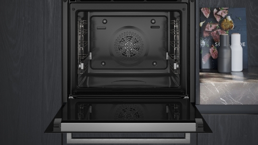 Siemens HR372G0S3 iQ300, Einbau-Backofen mit Dampfunterstützung, 60 x 60 cm, Edelstahl