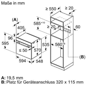 Siemens HR372G0S3 iQ300, Einbau-Backofen mit Dampfunterstützung, 60 x 60 cm, Edelstahl