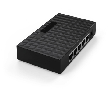 Hama 53308 Netzwerk-Switch, 5 Port 10/100 Schwarz 