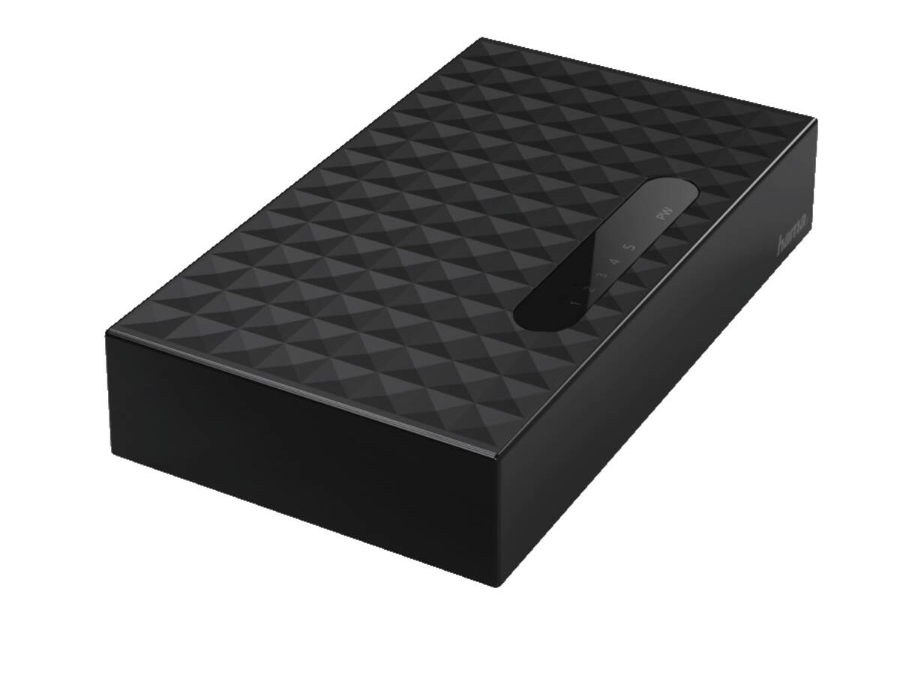Hama 53308 Netzwerk-Switch, 5 Port 10/100 Schwarz 