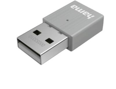 Hama 53310 AC600 Nano-WLAN-USB-Stick, 2.4/5 GHz 