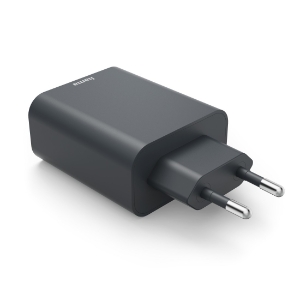 Hama 86445 Schnellladegerät, 2x USB-C, 1x USB-A, PD, 65 W, Anthrazit