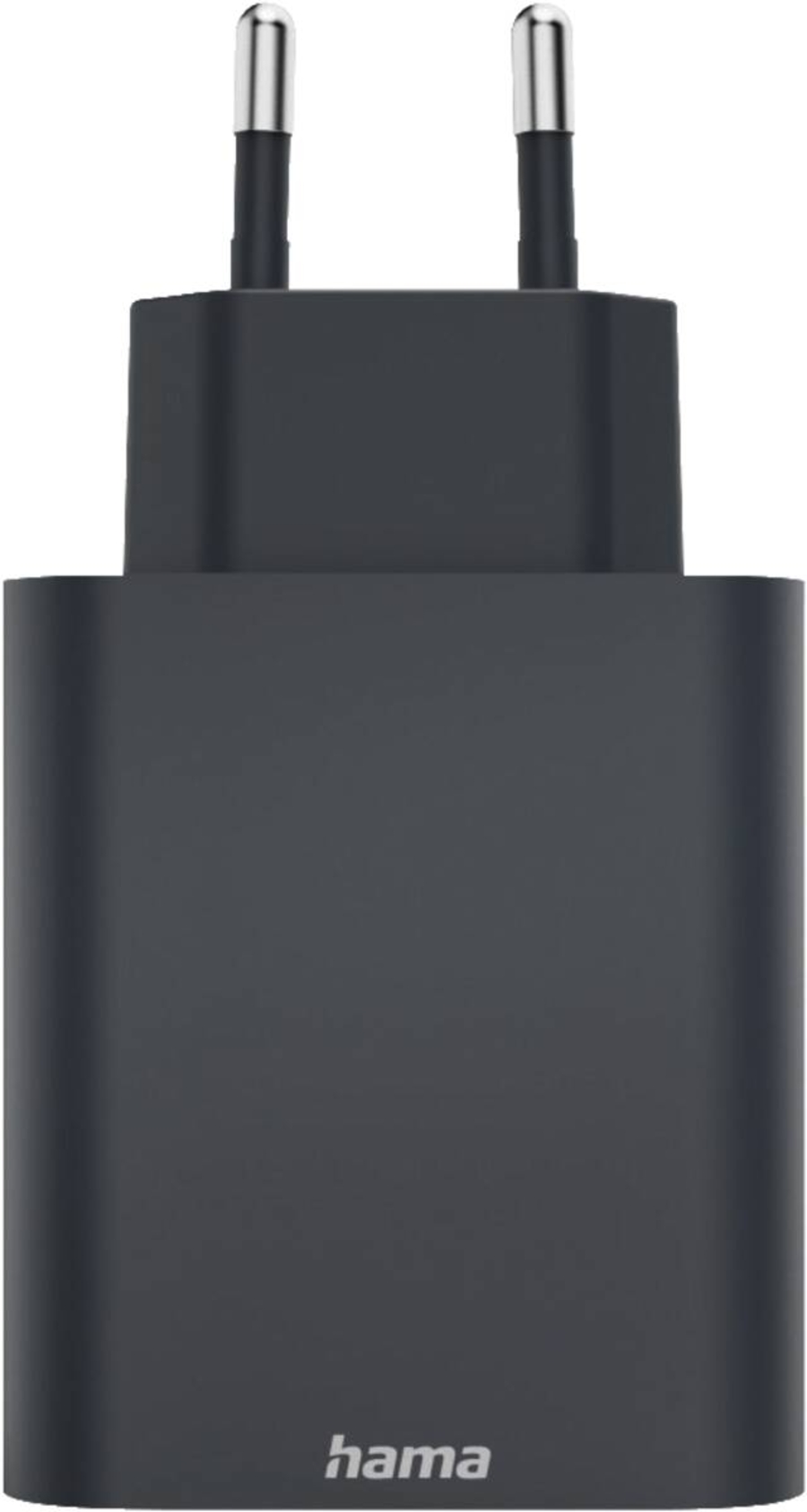 Hama 86445 Schnellladegerät, 2x USB-C, 1x USB-A, PD, 65 W, Anthrazit
