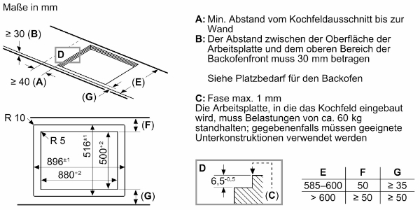 Neff T69PTX4L0 N90 Autarkes Induktionskochfeld 90 cm breit, Glaskeramik,Flächenbündig,Twist Pad®