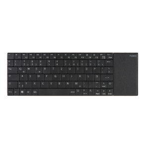 Rapoo Kabellose Touch-Tastatur "E2710", Schwarz 