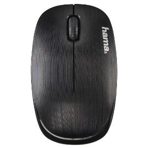 Hama 182618 Optische Funkmaus "MW-110", 3 Tasten, Schwarz 