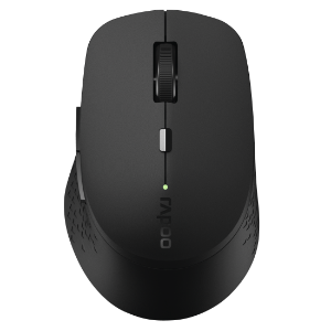 Rapoo Kabellose lautlose Multi-Mode-Maus "M300", Dunkelgrau 184341