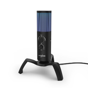 uRage 186059 Streaming-Mikrofon "Stream 750 HD Illuminated" Schwarz