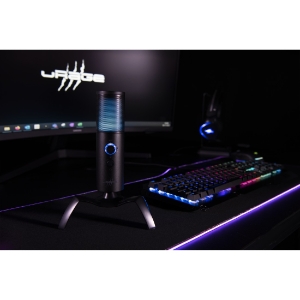 uRage 186059 Streaming-Mikrofon "Stream 750 HD Illuminated" Schwarz