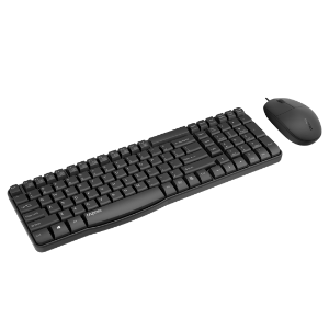 Rapoo Deskset "NX1820", Schwarz kabelgebunden 