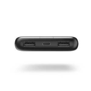 Hama 201709 Power Pack "Performance 10", 10000 mAh 3 Ausgänge: USB-C, 2x USB-A, Anthrazit