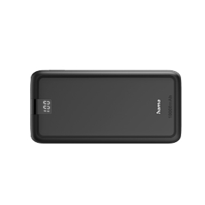 Hama 201709 Power Pack "Performance 10", 10000 mAh 3 Ausgänge: USB-C, 2x USB-A, Anthrazit