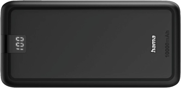 Hama 201709 Power Pack "Performance 10", 10000 mAh 3 Ausgänge: USB-C, 2x USB-A, Anthrazit