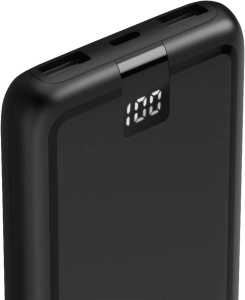 Hama 201709 Power Pack "Performance 10", 10000 mAh 3 Ausgänge: USB-C, 2x USB-A, Anthrazit