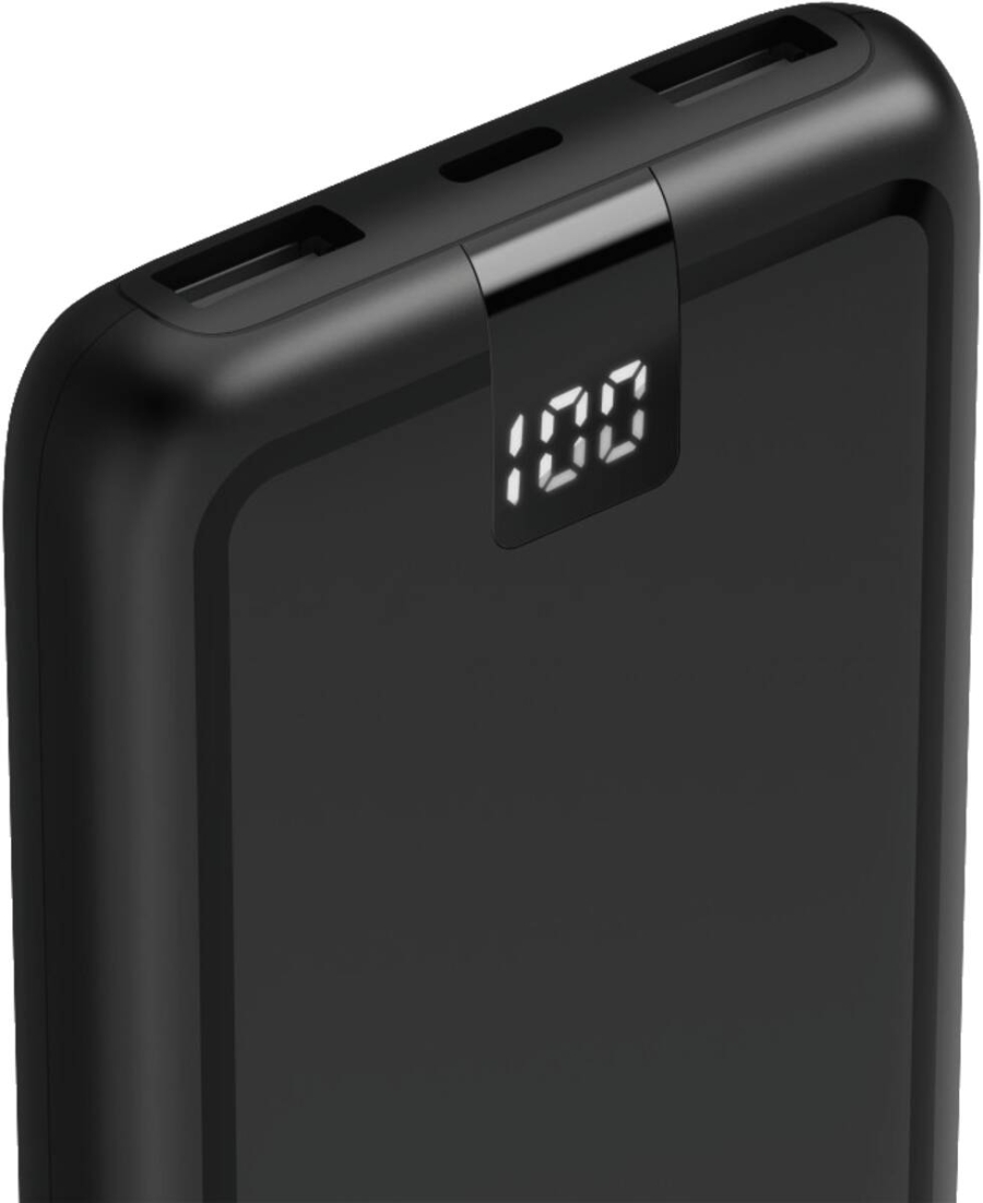 Hama 201709 Power Pack "Performance 10", 10000 mAh 3 Ausgänge: USB-C, 2x USB-A, Anthrazit
