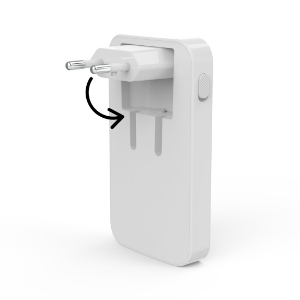 Hama 201976 Schnellladegerät, 2x USB-C, 1x USB-A, flaches Mini-Ladegerät, PD, 65 W, Weiss