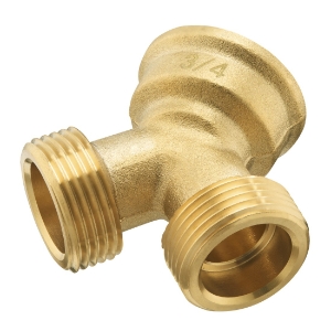 Xavax 220735 Y-Verteiler für Zulaufschläuche für Ø 3/4 Zoll (26,9 mm)