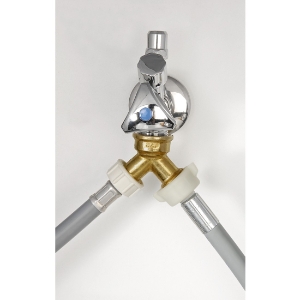 Xavax 220735 Y-Verteiler für Zulaufschläuche für Ø 3/4 Zoll (26,9 mm)