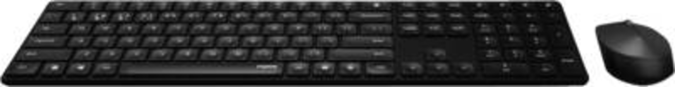 Rapoo 221172 Kabelloses Multi-Mode-Deskset "8020M",  QWERTZ, Schwarz