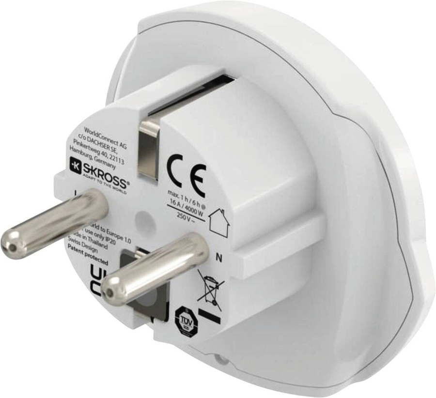 Hama 223474 Weltreiseadapter Set "World Travel Pro Light  USB", 3-polig, 2x USB Reisestecker