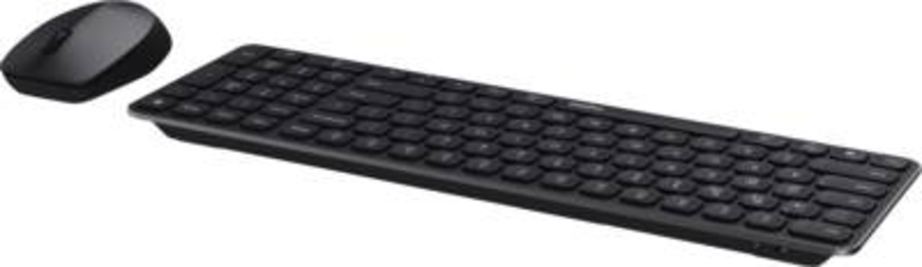 Rapoo 226112 Kabelloses ultraflaches Multi-Mode-Deskset "9310M", Schwarz