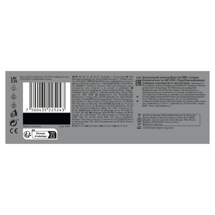 Braun Personal Care Silk-épil 9-000 Epilierer für eine einfache Haarentfernung 