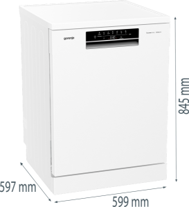 Gorenje GS643C90W Geschirrspüler Stand  mit Besteckschublade 60cm Weiß