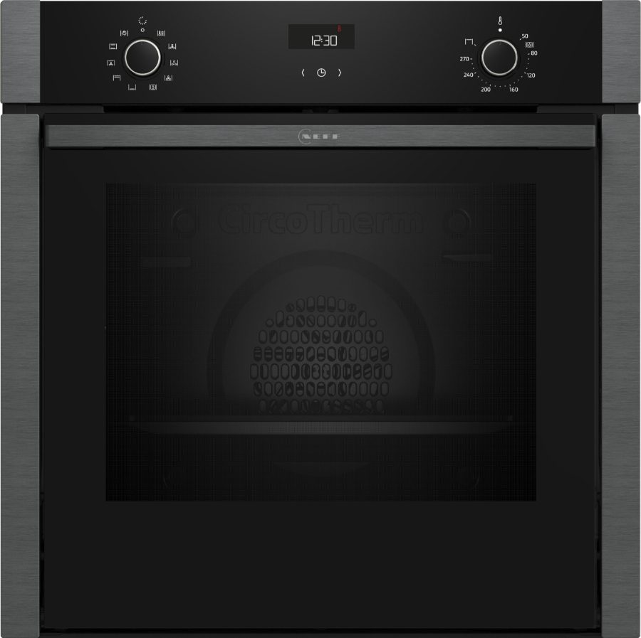 Neff B3ACE2AG3 N50 Backofen 60 x 60 cm, Graphite-Grey, Hide ,EasyClean,CircoTherm