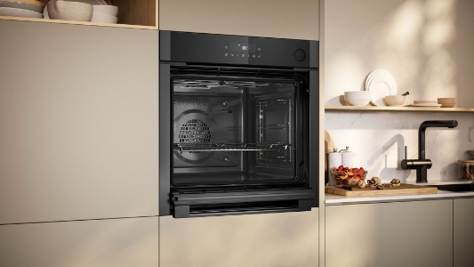 Neff B6AVJ7AG3 N 50, Einbau-Backofen mit Dampfunterstützung 60x60cm , Graphite-Grey
