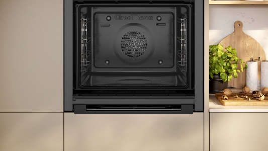 Neff B6AVJ7AG3 N 50, Einbau-Backofen mit Dampfunterstützung 60x60cm , Graphite-Grey