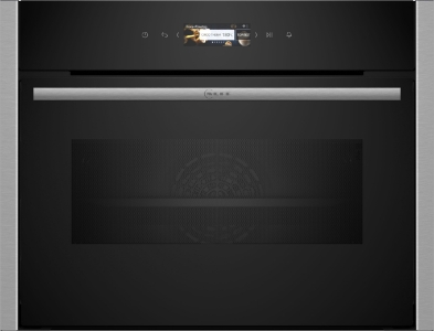 Neff C24MR21N0 N70 Kompaktbackofen mit Mikrowelle, 60 x 45 cm Soft Close & Soft Opening