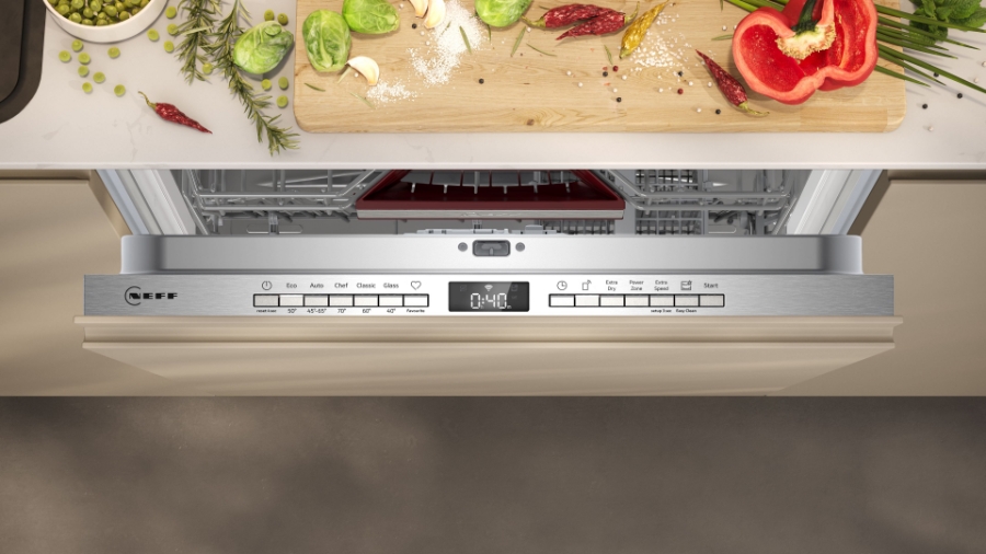 Neff S275EAX16E N50 Geschirrspüler Einbau vollintegriert 60 cm XXL, VarioScharnier(IKEA Küche) 