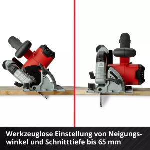 Einhell TP-CS 18/190 Li BL - Solo PROFESSIONAL Akku-Handkreissäge  Lieferung ohne Akku und ohne Ladegerät (separat erhältlich) 