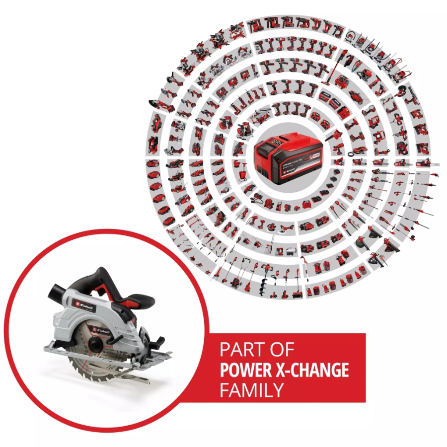 Einhell TP-CS 18/190 Li BL - Solo PROFESSIONAL Akku-Handkreissäge  Lieferung ohne Akku und ohne Ladegerät (separat erhältlich) 