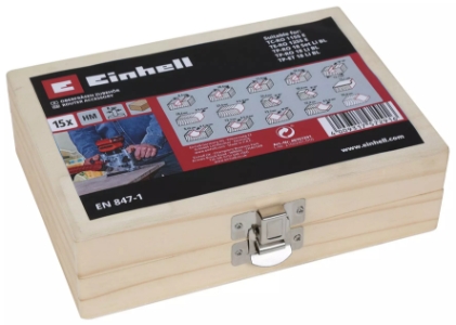Einhell Fräsersatz 8 mm 15 tlg.  Fräser-Set 