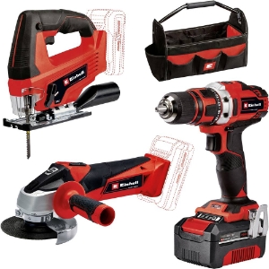 Einhell TE-TK 18/3 Li Kit (JS+CD+AG) Power X-Change Werkzeugset in Tasche