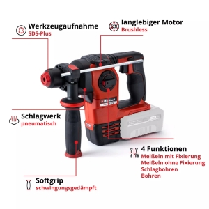 Einhell HEROCCO 18/20 PROFESSIONAL Akku-Bohrhammer  