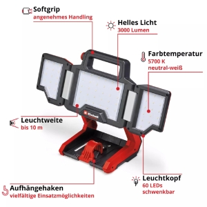Einhell TP-CL 18/3000 Li Set - Solo PROFESSIONAL Akku-Lampe  